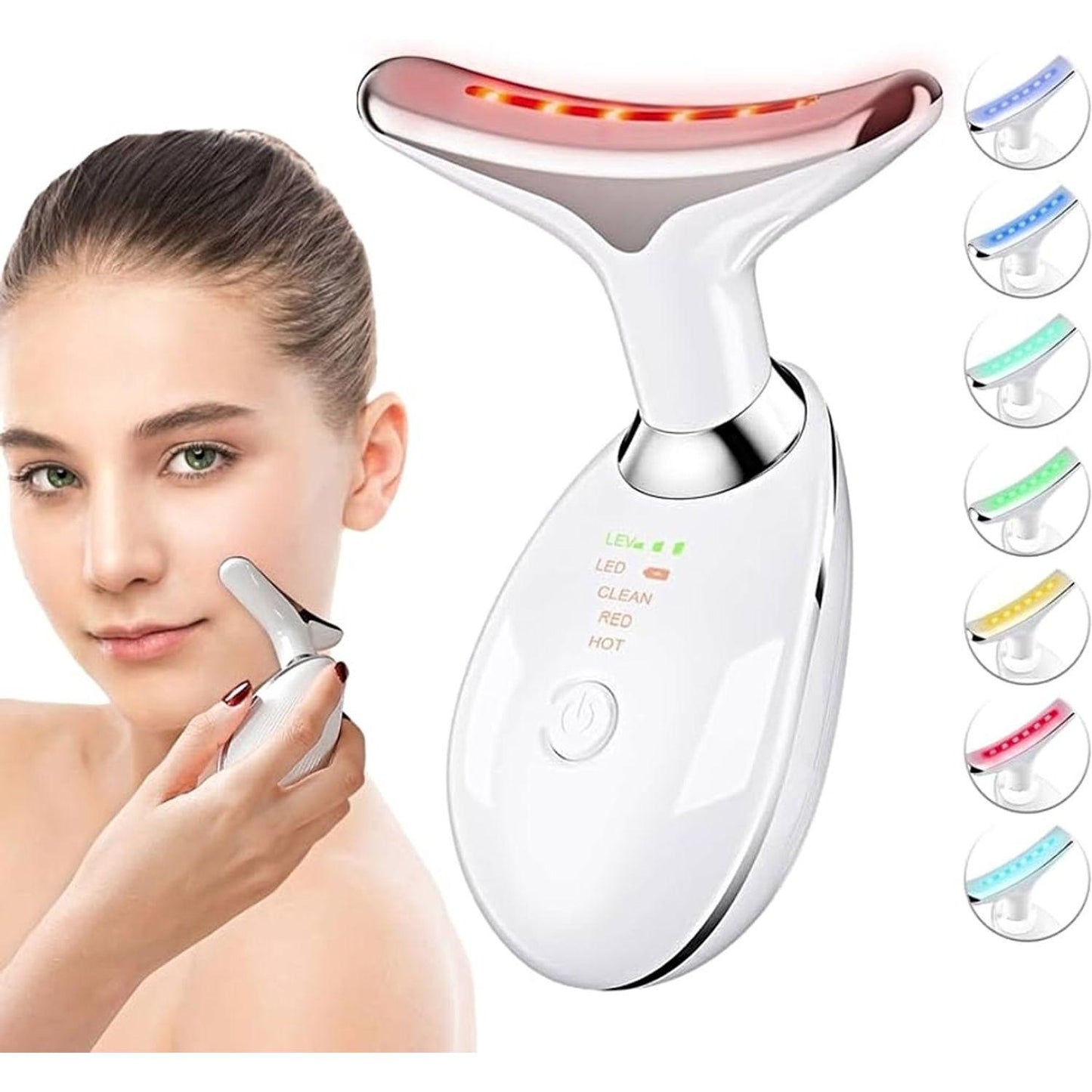 Masajeador Facial Eléctrico para Reafirmar Rostro y Reducir Arrugas